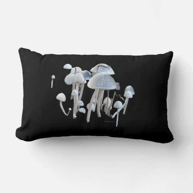 Almofada Lombar Mushrooms Throw Pillow (Frente)