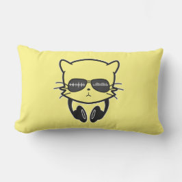 Almofada Lombar Music Lover Cat