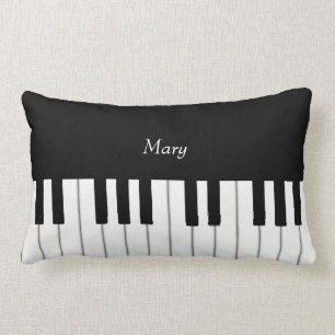 Almofada Lombar Música Personalizada do Teclado Piano Clássico