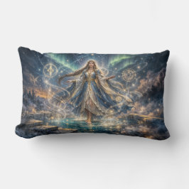 Almofada Lombar MystiCelestial Sorceress Fantasy Pillow