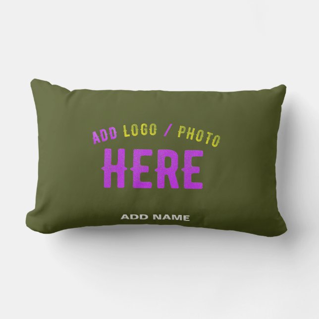 ALMOFADA LOMBAR NA MODA MODERNO PERSONALIZADO EXÉRCITO VERDE VERIF (Frente)