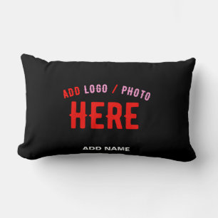 ALMOFADA LOMBAR NA MODA MODERNO PERSONALIZÁVEL NEGRO VERIFICADO CO