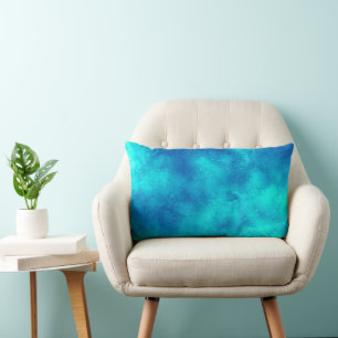 Almofada Lombar Na moda Storm cloud efator padrão turquesa azul