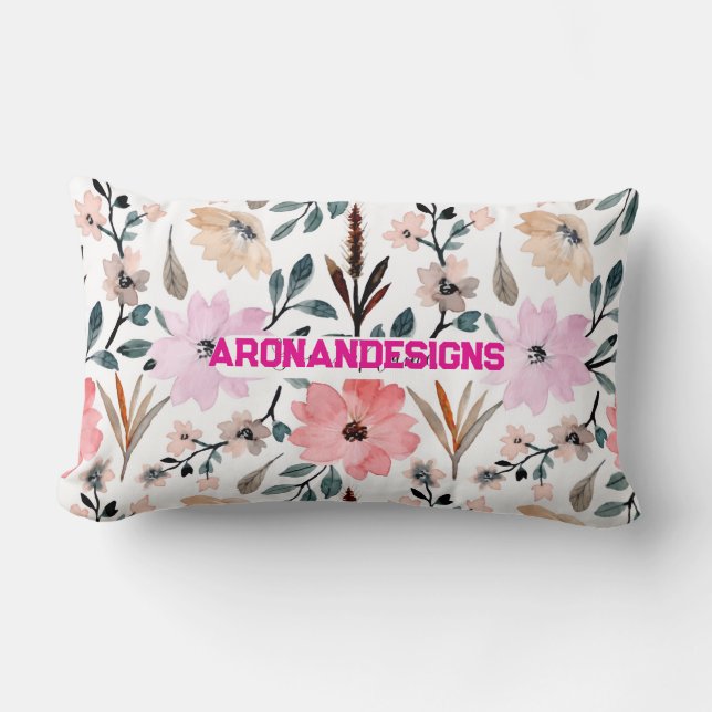 Almofada Lombar name Pillow (Frente)