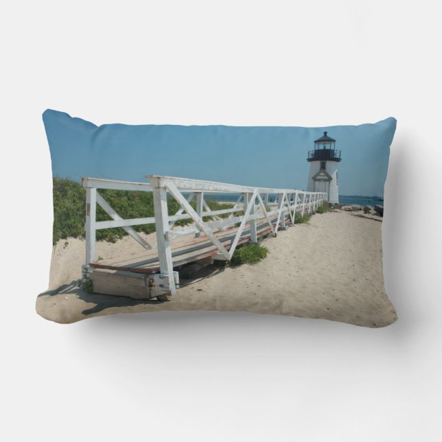 Almofada Lombar Nantucket. Antigo Farol de Madeira (Frente)