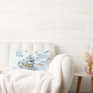 Almofada Lombar Navio Cara Legal no Oceano Personalizável