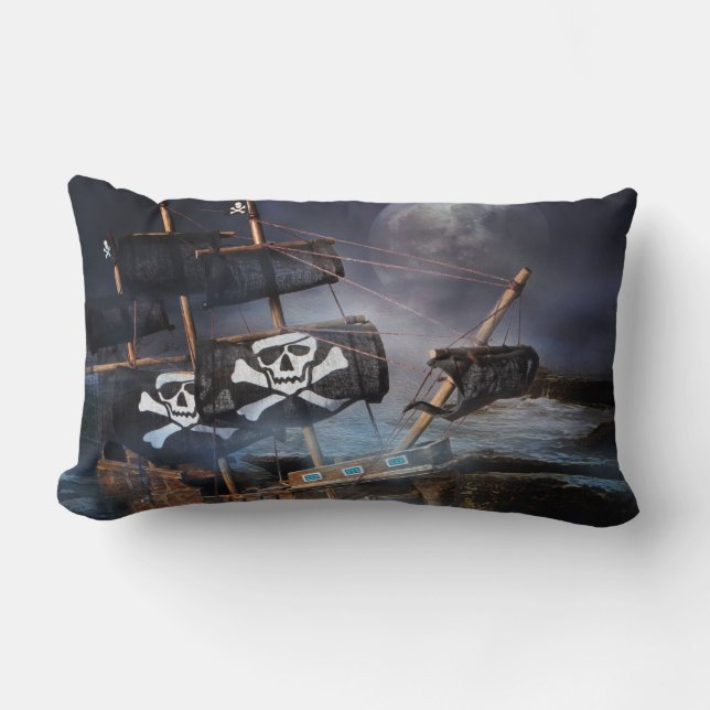 ALMOFADA LOMBAR NAVIO PIRATE GHOST (Frente)