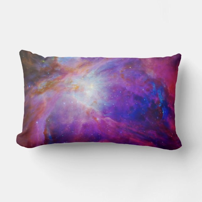 Almofada Lombar Nebulosa de Órion com Tonalidade Rosa (Frente)