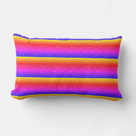 Almofada Lombar Neon Stripe Travesseiro