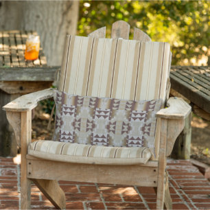Almofada Lombar Neutral Ivory Khaki Beige Taupe Brown Arte Tribal