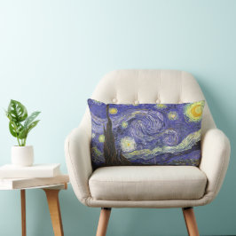 Almofada Lombar Noite Estrelada por Vincent van Gogh