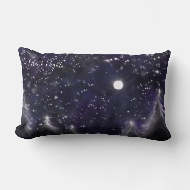 Almofada Lombar Noite Silenciosa (Frente)