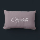 Almofada Lombar Nome Criativo Moderno do Script Manuscrito Elegant<br><div class="desc">Nome de Script Manuscrito Elegante Creative Modern Modelo Lumbar Travesseiro.</div>