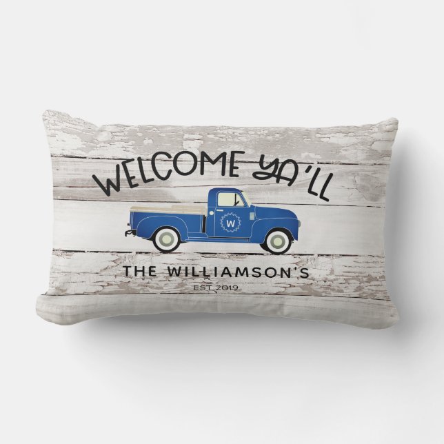 Almofada Lombar Nome da Família de Caminhões de Estacionamento Rus (Frente)