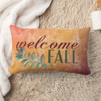 Almofada Lombar Nome da Família Floral Bonito Laranja Laranja Flor