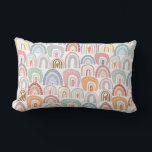 Almofada Lombar Nome do Padrão Bohemian Rainbow<br><div class="desc">Bohemian Rainbow Pattern Name - Travesseiro lombar</div>