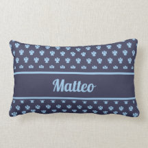 Nome personalizado do padrão de anjo azul do marin