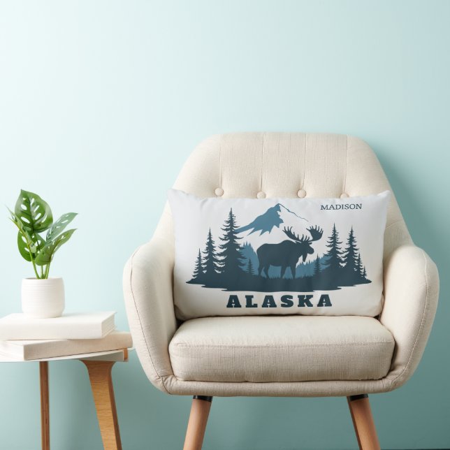 Almofada Lombar Nome Personalizado & Texto ALASKA (Cadeira)