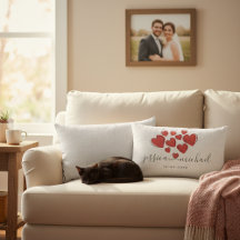 Nomes de Recém-Casados ​​Elegantes com Corações Ca