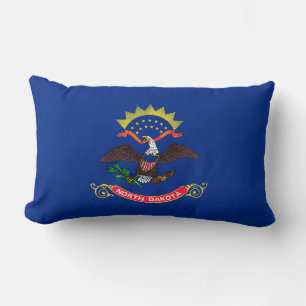 Almofada Lombar North Dakota State Flag (Dacotan do Norte) (Estado