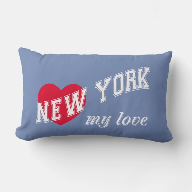 Almofada Lombar Nova York meu amor (Frente)