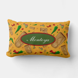 Almofada Lombar Novo México Red & Green Chile Tamales Zia Nopales