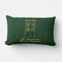 Almofada Lombar Nun 50º Aniversário da Profissão Religiosa Verde