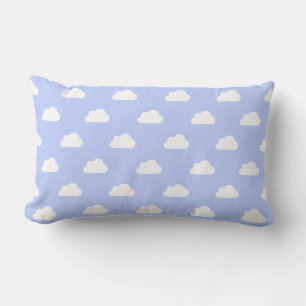 Almofada Lombar Nuvens brancas em azul