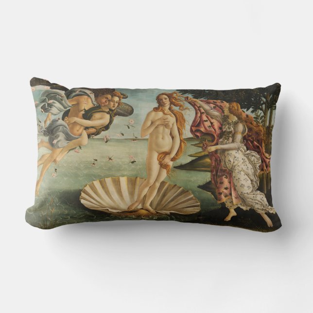 Almofada Lombar O Nascimento da Arte Botticelli de Venus Cushion (Frente)