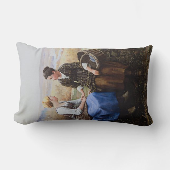 Almofada Lombar O primeiro luto (simpatia em luto) (Frente)