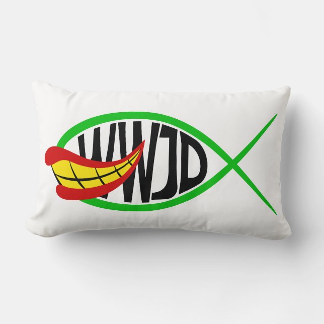 Almofada Lombar O Que o Coringa Faria? (Frente)