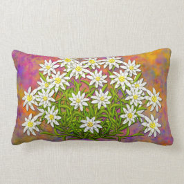 Almofada Lombar O suíço Edelweiss floresce o travesseiro lombar