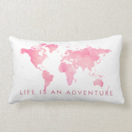 Almofada Lombar O World Map Life é uma Adventure Baby Kids