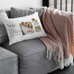 Almofada Lombar Oferta de Foto e Família Romântica do Casal de Col<br><div class="desc">Oferta de Foto e Família Romântica do Casal de Colagem</div>
