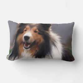 Almofada Lombar Ofertas de arte Shetland Sheepdog
