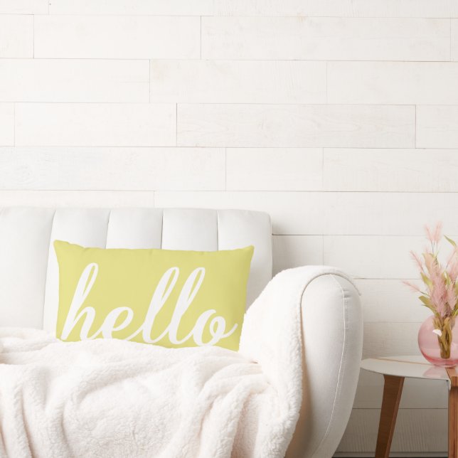 Almofada Lombar Olá, Bonito, Qualquer Cor (Sofá)