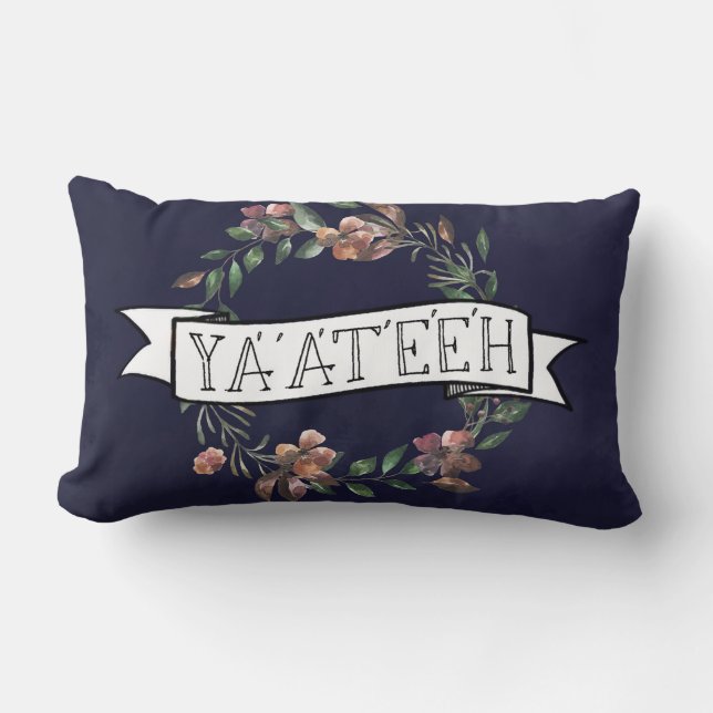 Almofada Lombar Olá!! Cumprimento do Navajo (Frente)