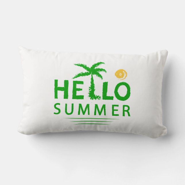 Almofada Lombar Olá Summer (Verso)