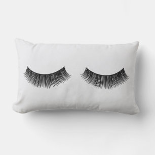 Almofada Lombar Olhais Pretos em Branco