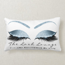 Almofada Lombar Olhos Azuis Maquiagem Lashes Estúdio de Beleza