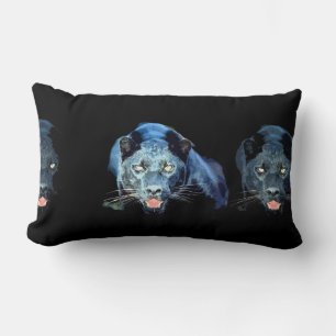 Almofada Lombar Olhos de Jaguar de Pantera Negra