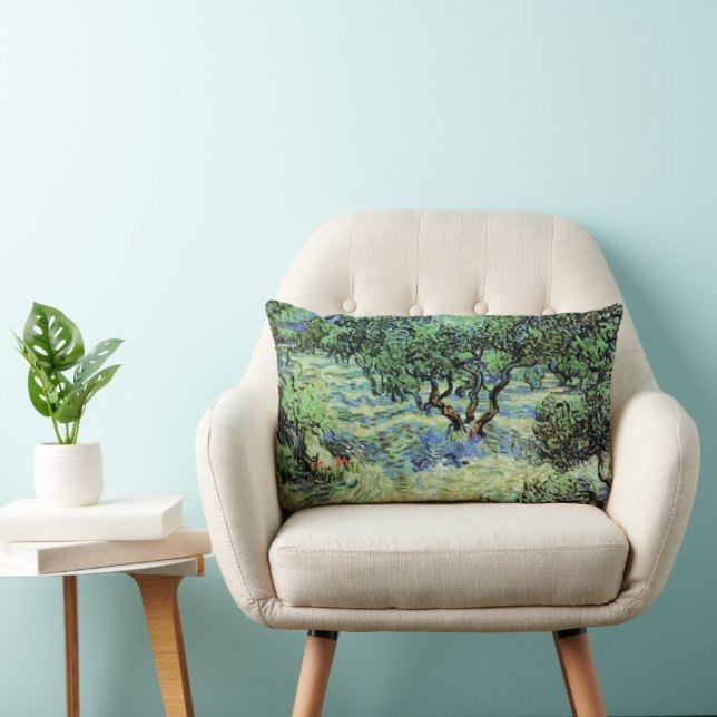 Almofada Lombar Olive Grove de Vincent van Gogh (Cadeira)