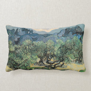 Almofada Lombar Olive Trees, 1889, de Vincent van Gogh