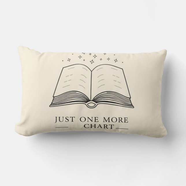 Almofada Lombar One More Chapter - Cozy Book Lover Throw Pillow (Frente)