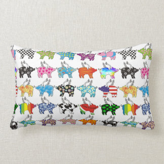 Almofada Lombar Os porcos todos do vôo descansam em seguido