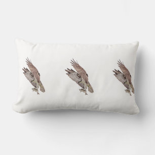 Almofada Lombar Osprey com peixe
