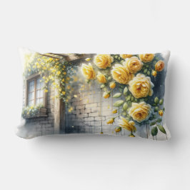 Almofada Lombar Ouros na parede russa de algodão em pedra