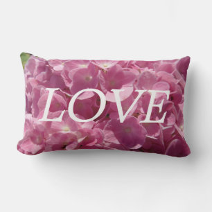 Almofada Lombar OVE travesseiro de inspiração de hydrangea rosa