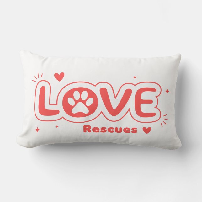 Almofada Lombar OWRAssist Love Rescues (Frente)