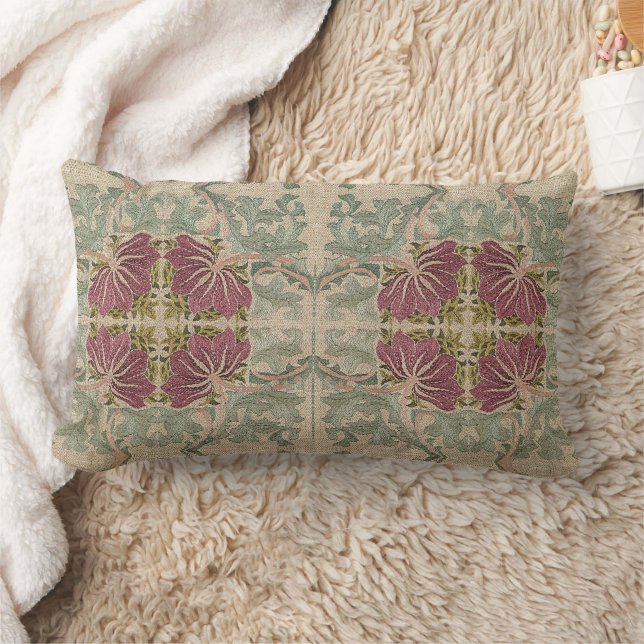 Almofada Lombar Padrão Botânico - William Morris (Cobertor)